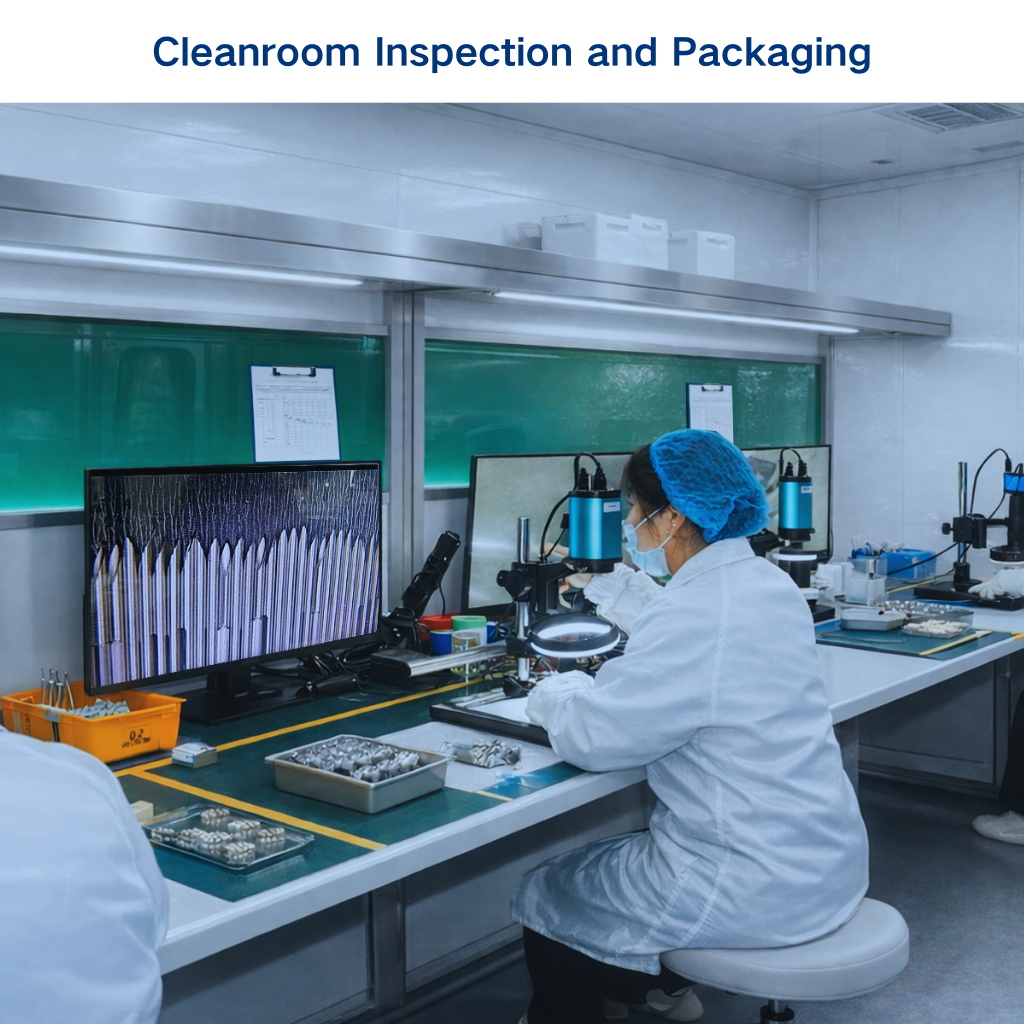 Cleanroom Inspection and Packaging